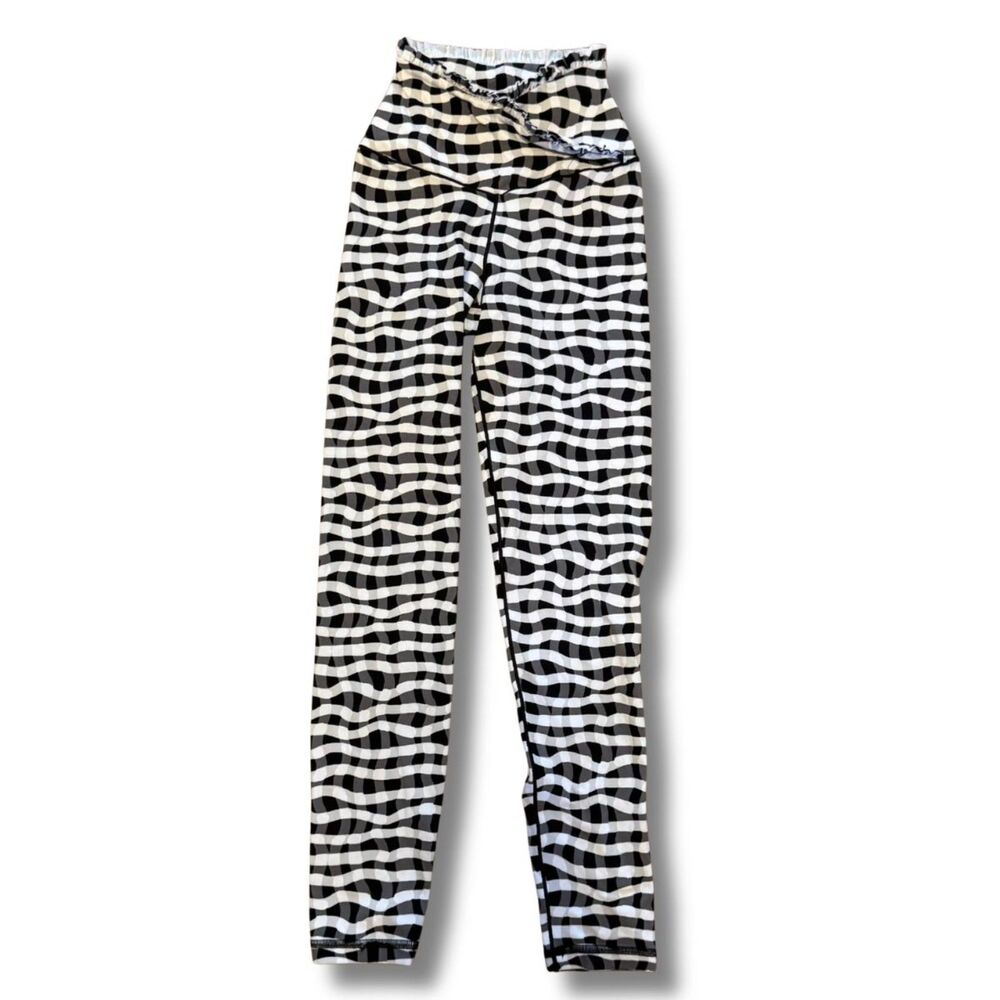Offline by Aerie Real Me Crossover Leggings - Black and White, XS, NWOT